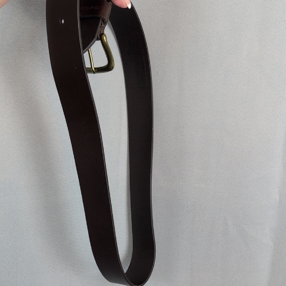 Carhartt Dark Brown Belt with Brass Buckle Size 36 Leather - Picture 9 of 12